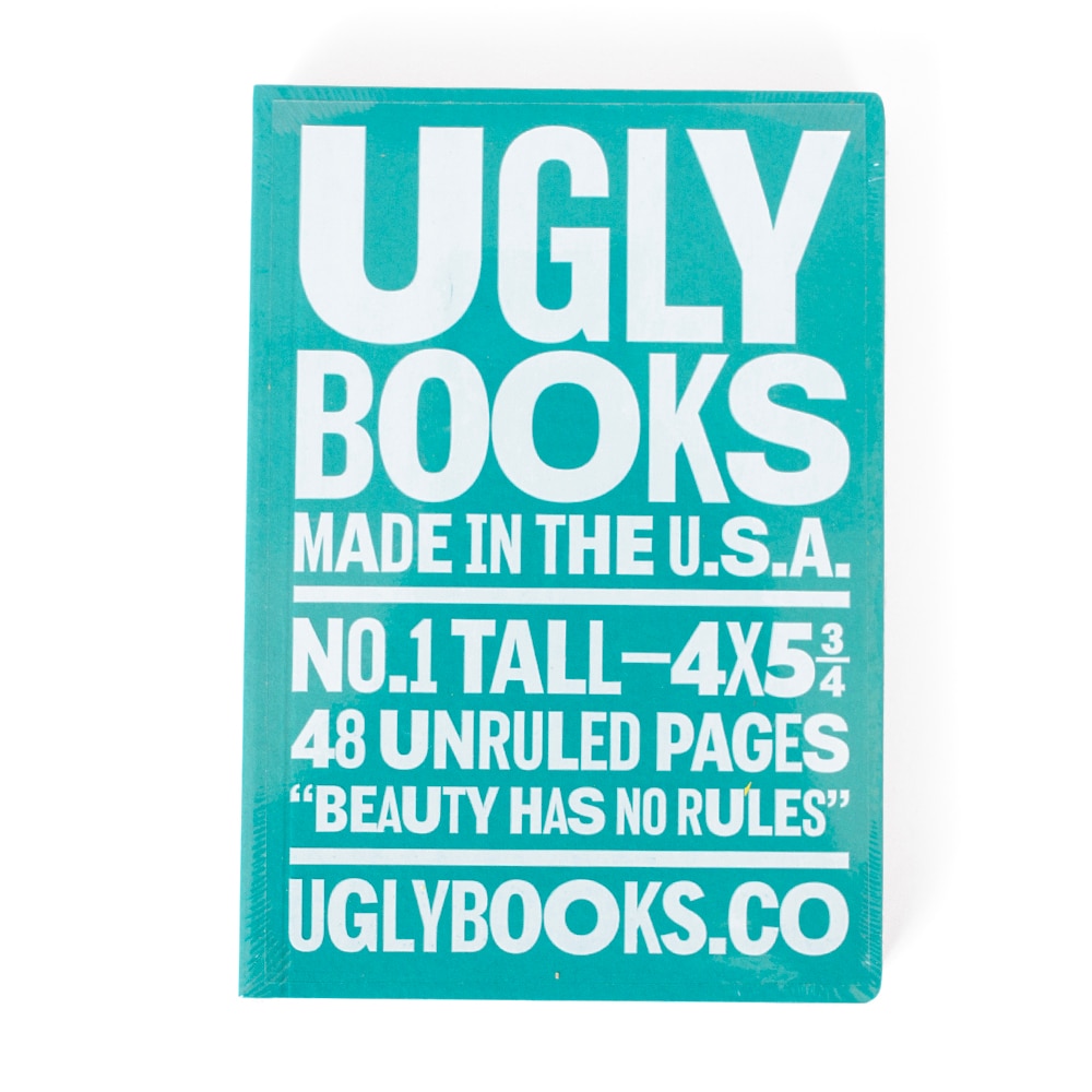 Memo & Notebooks, Art & School, 4"x5.75", Uglybooks, #1, Perfect Bound, Book, 3 Pack, Poppy, 963745